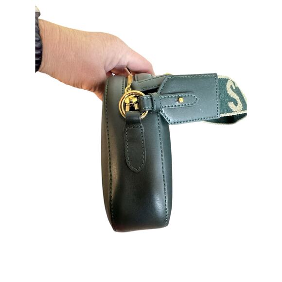 Stella McCartney NWT Logo Camera Crossbody Bag in Pine Green - Picture 11 of 16